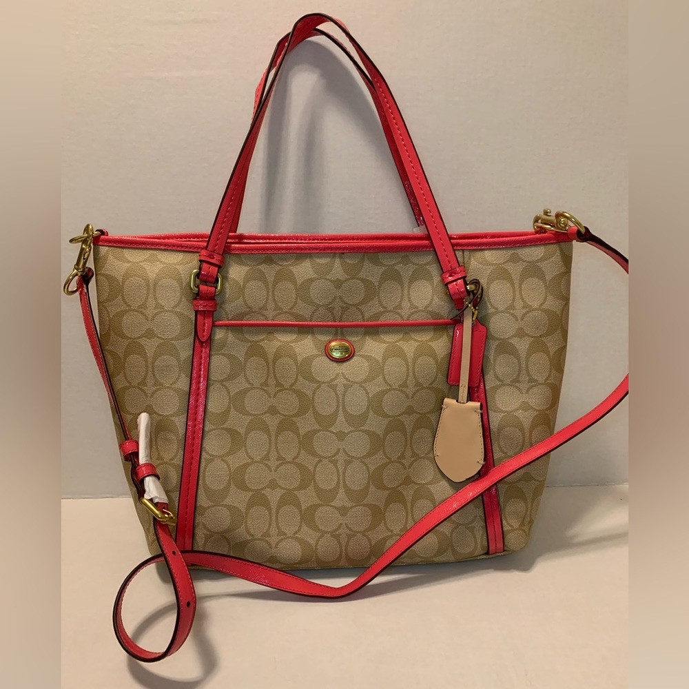 Coach Peyton Pocket Crossbody Tote Bag